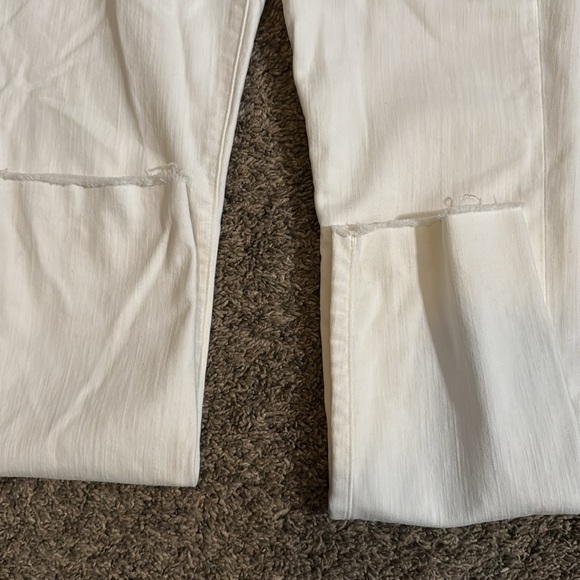 3x1 brand white skinny jeans raw hem. Size 29. Excellent condition - Picture 2 of 5